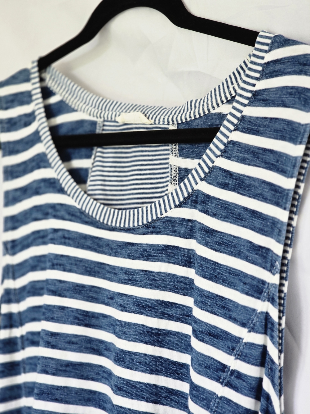 Jane & Delancey Sleeveless Striped Cotton Dress Estimated Size XL. See Desc.